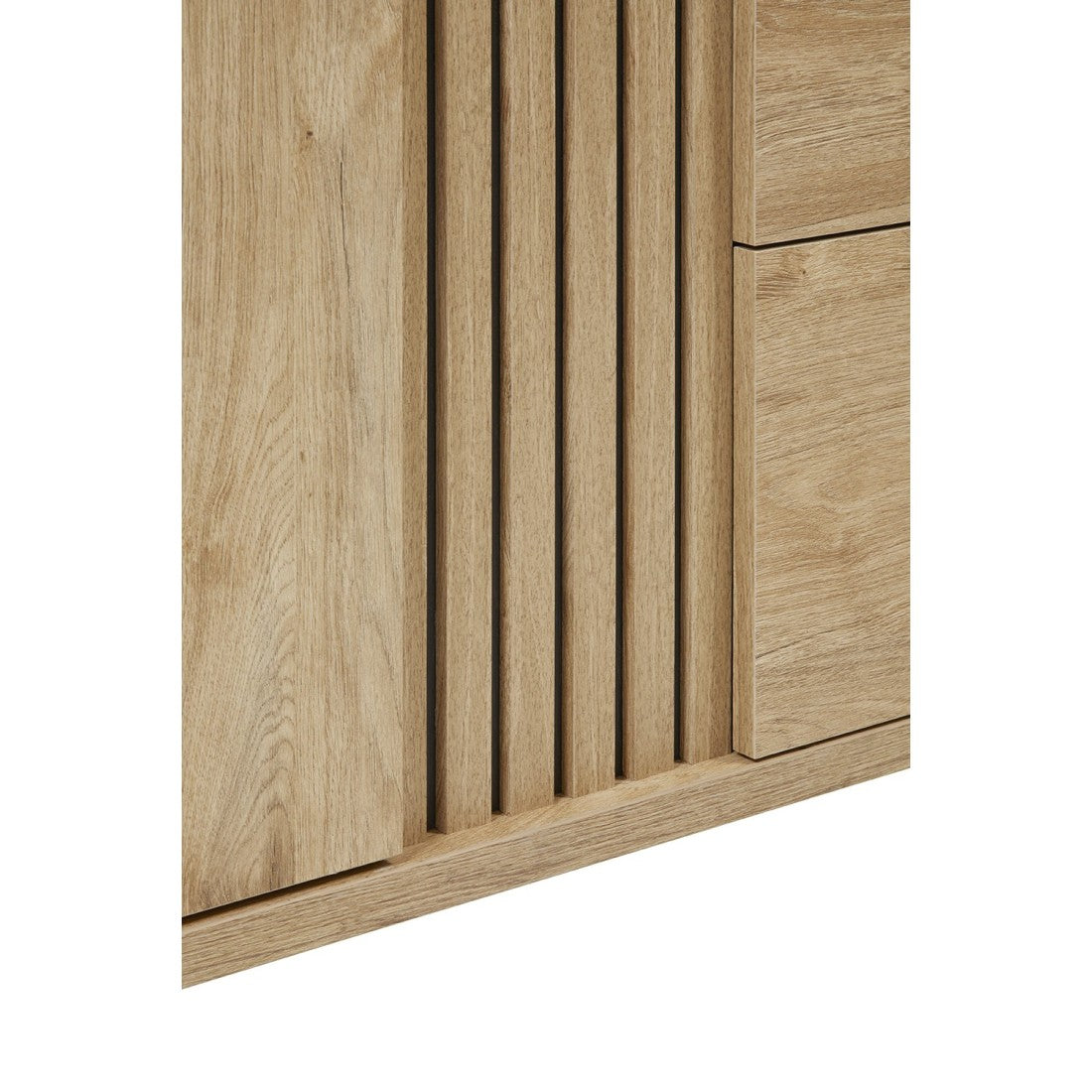 Comò per bambini robusto con fasciatoio integrato color rovere dorato collezione TOMMY.