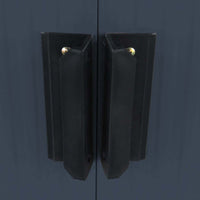 Casetta da giardino per gli utensili 213x130x173cm in lamiera d'acciaio Grigio-Casette da giardino