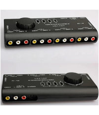 Commutatore Di Segnale Audio-video Av 4 In 1 Q-au51 Per Lettore Dvd Videocamera         