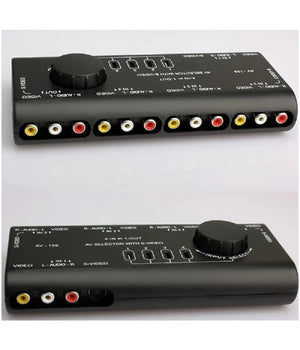 Commutatore Di Segnale Audio-video Av 4 In 1 Q-au51 Per Lettore Dvd Videocamera         