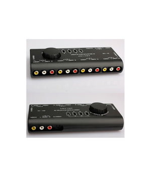 Commutatore Di Segnale Audio-video Av 4 In 1 Q-au51 Per Lettore Dvd Videocamera         