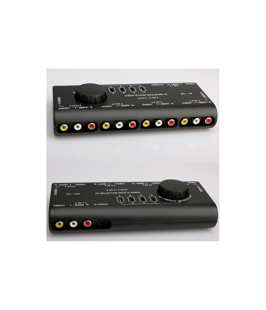 Commutatore Di Segnale Audio-video Av 4 In 1 Q-au51 Per Lettore Dvd Videocamera         