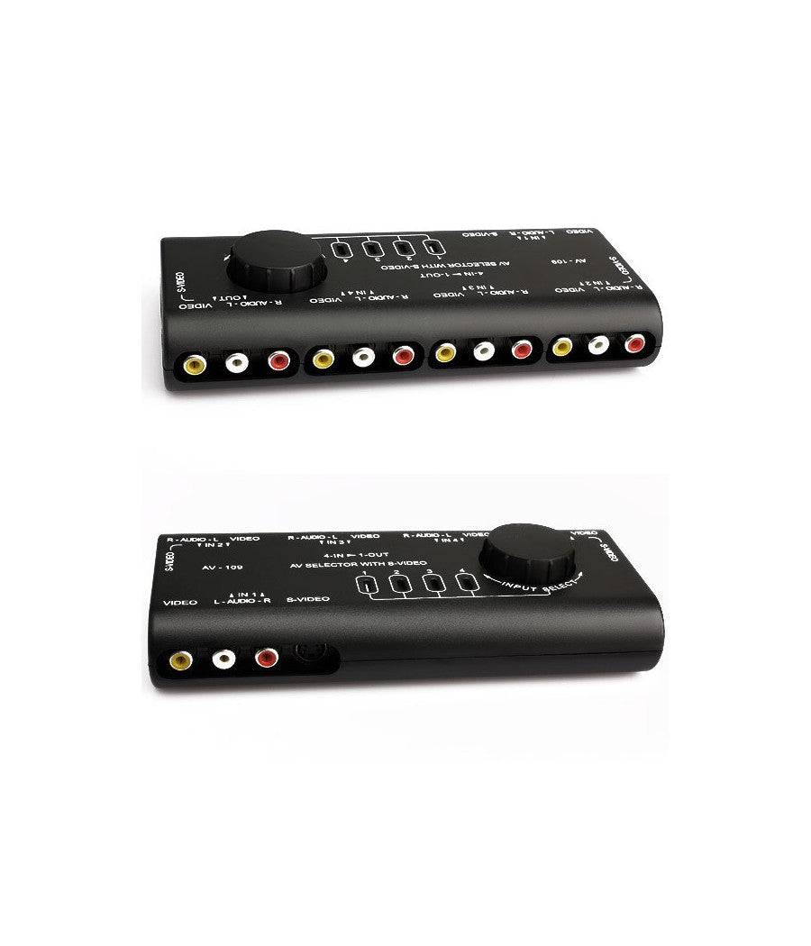 Commutatore Di Segnale Audio-video Av 4 In 1 Q-au51 Per Lettore Dvd Videocamera         