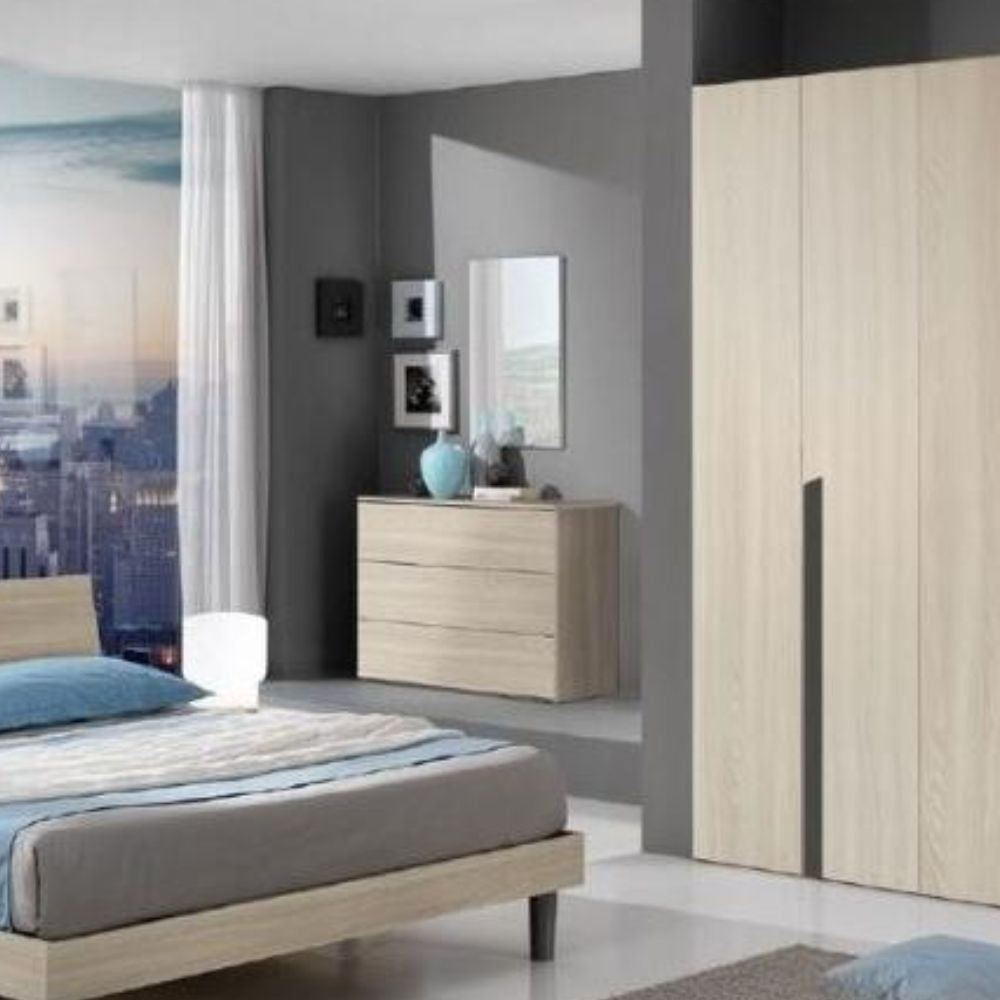 Comò 3 cassetti Manitoba colore olmo