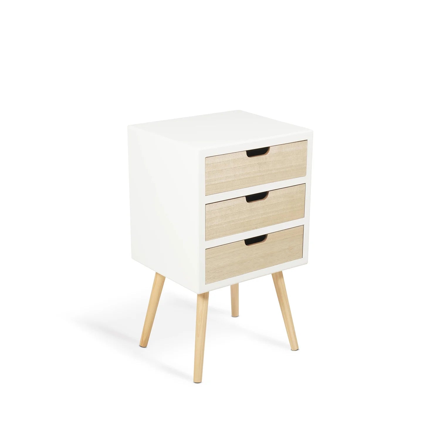LÚZETE - COMODINO 3 CASSETTI MALOKAI