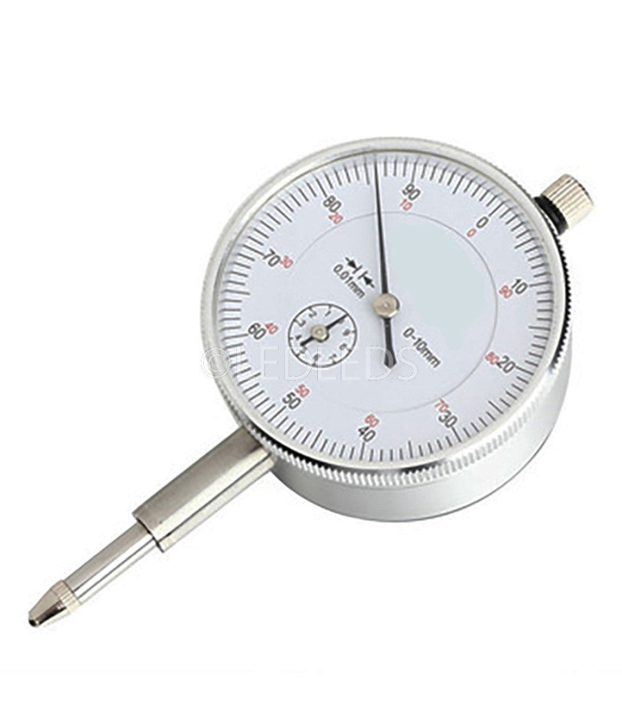 Comparatore Centesimale 0-10mm Risoluzione 0,01mm Per Base Magnetica         