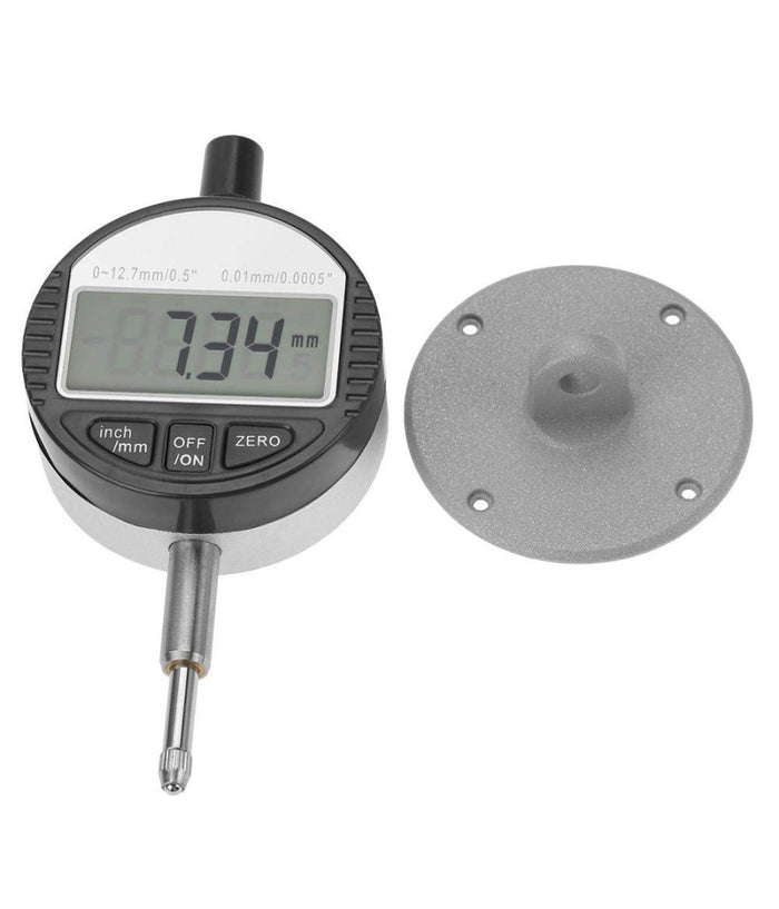 Comparatore Centesimale Digitale Con Display 0-12,7mm/0,5" Tornio  0,01mm/0,005"         