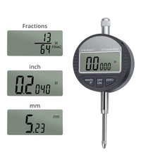 Comparatore Centesimale Digitale Con Display 0-25,4mm/0,5" Tornio  0,01mm/0,005"         