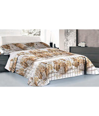 Completo Matrimoniale Caldo Lenzuolo 250x290cm Maxi Angoli Cuori Di Paglia         