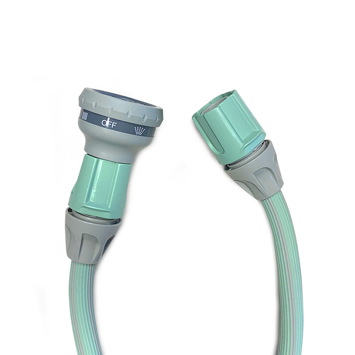 Kit tubo estensibile da 7,5 metri di diametro 1/2" con doccetta