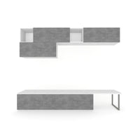 Composizione H200 L247 Ossido Bianco cm 247x45x200h - Sarmog