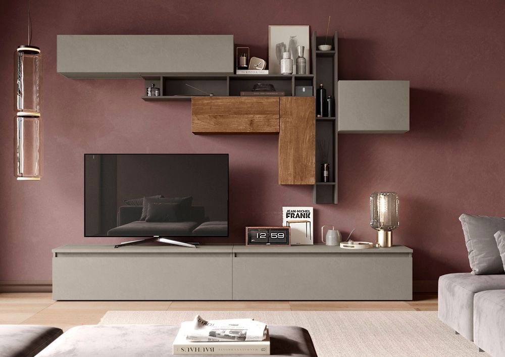 Parete finitura Bronzo, Mercure e Argilla, Made in Italy ZLCINFNCOMP5