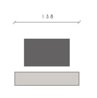 Pensile orizzontale ribalta/vasistas, finitura Ardesia ZLCINFNNWARD