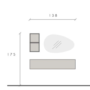 Parete Attrezzata da ingresso moderna colore Bronzo, Made in Italy ZLCINFNCOMPN58