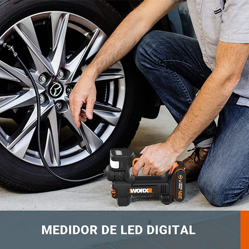 Compressore a Batteria 20V Worx Wx092.9