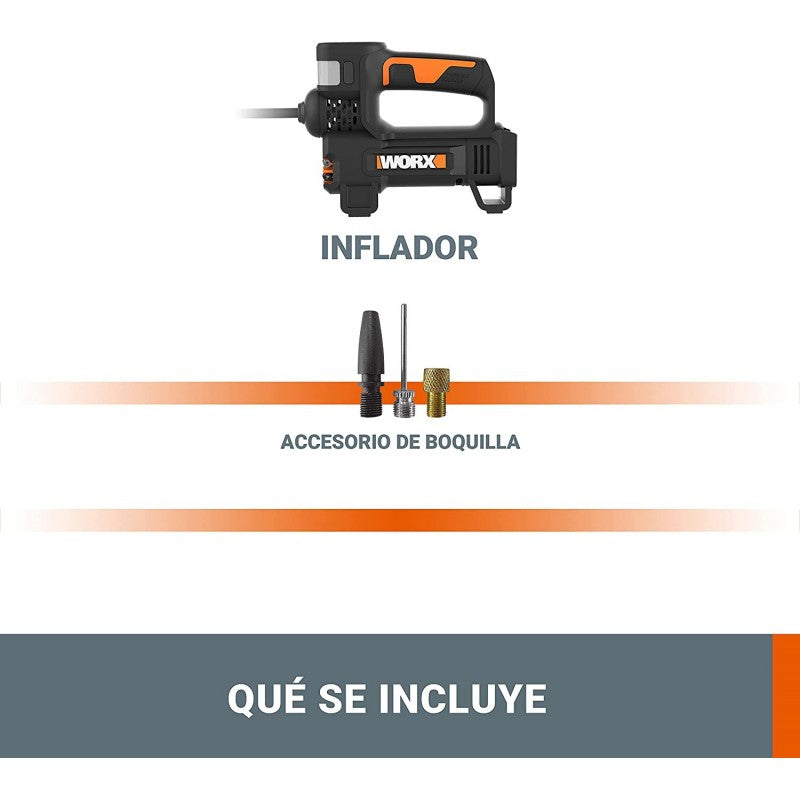 Compressore a Batteria 20V Worx Wx092.9