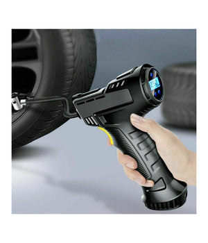 Compressore Ad Aria Per Auto Portatile 12v Pressione Ruote Con Display Led 120w         