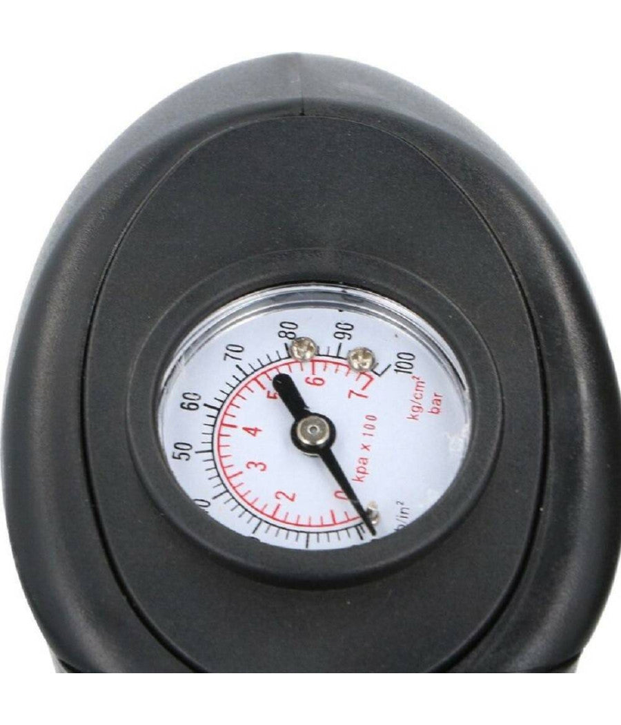 Compressore Aria Auto Portatile 12v Ruote Auto Con Luce Led Beccucci Gonfiabili         