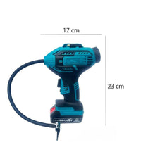 Compressore Aria Portatile Doppia Batteria Litio 36 V Digitale Ruote Auto Moto         