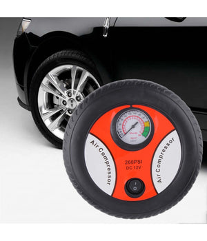 Compressore D'aria A Forma Di Ruota Gonfia Velocemente Pneumatici Bici Auto Moto         