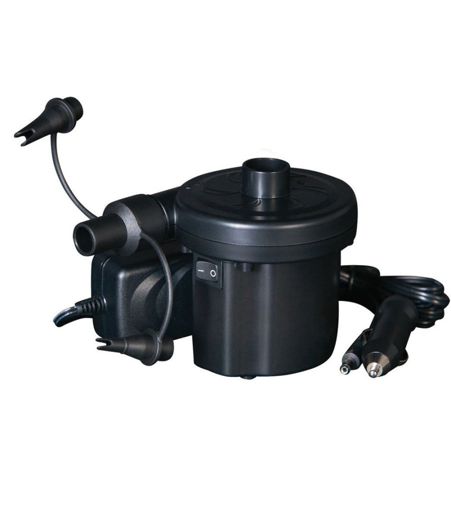 Compressore Gonfiatore Elettrico Portatile Casa Auto Pompa 220v / 12v 3 Beccucci         