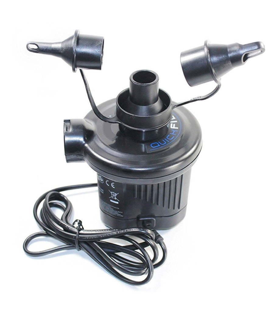 Compressore Gonfiatore Elettrico Portatile Pompa 220v 3 Riduttori Per Gonfiabili         