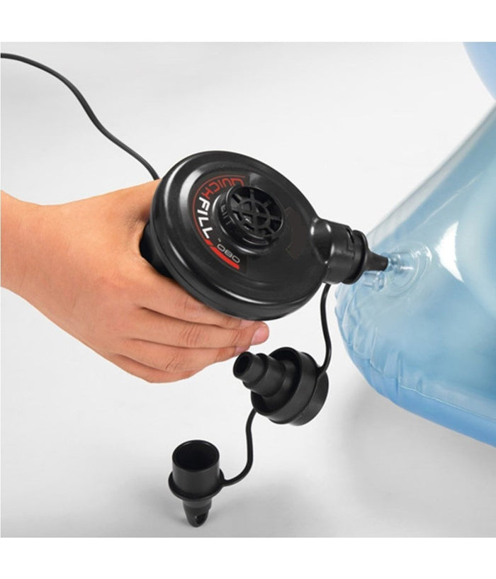 Compressore Gonfiatore Elettrico Portatile Pompa 220v 3 Riduttori Per Gonfiabili         