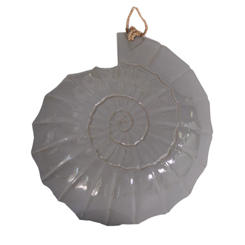 Conchiglia grigio cm 36x42x8