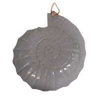 Conchiglia grigio cm 36x42x8