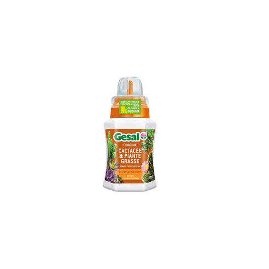 Concime liquido Gesal Piante Grasse 250 ml – Nutrimento specifico per cactacee