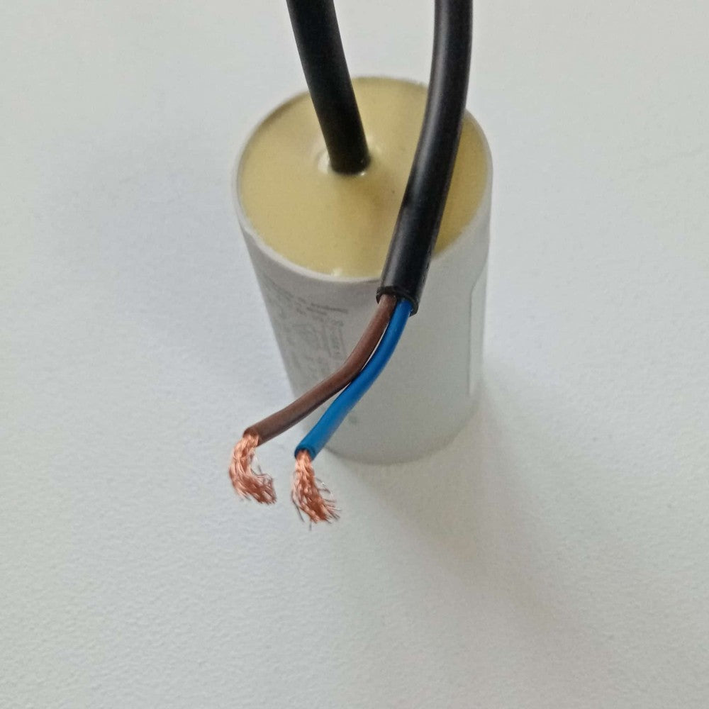Condensatore ac da 70μf con cavo bipolare per motore elettrico