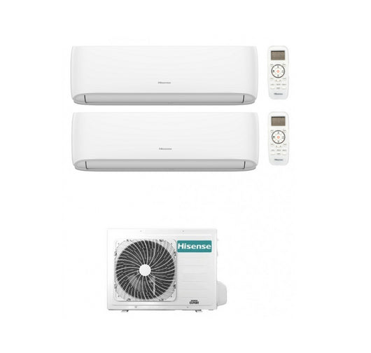 Condizionatore Climatizzatore Hisense Dual Split Inverter R-32 Hi-Comfort 9000+9000 BTU Con 2AMW52U4RXC WiFi Integrato 9 - Hisense