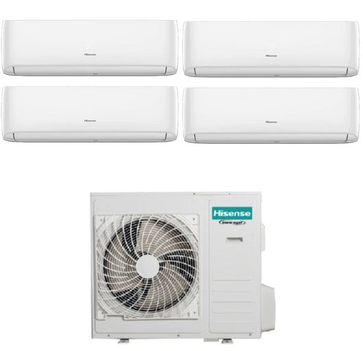 Condizionatore Climatizzatore Hisense Quadri Split Inverter R-32 Hi-Comfort 9000+9000+9000+9000 con 4AMW81U4RJC WiFi Int - Hisense