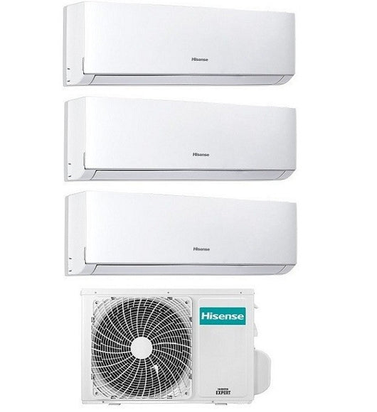Condizionatore Climatizzatore Hisense Trial Split Inverter R-32 Hi-Comfort 9000+9000+9000 con 3AMW72U4RJC Wi-Fi Integrat - Hisense
