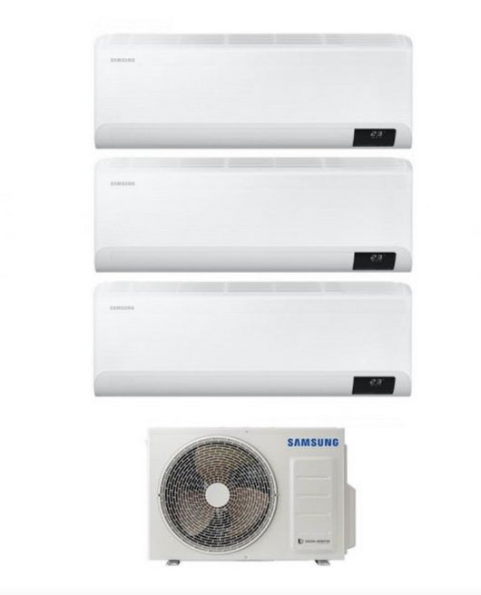 Condizionatore Climatizzatore trial split Samsung inverter 9+9+12 Maldives Quantum R-32 9000+9000+12000 BTU con AJ052RCJ - Samsung