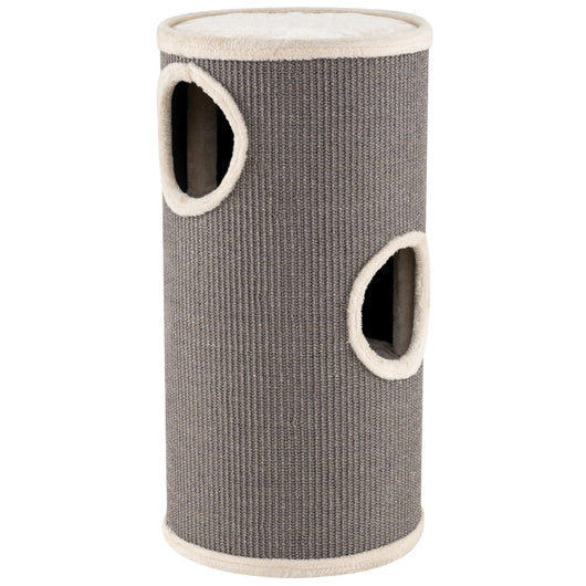 Condo per gatti a piani multi-livello con tappetino per graffi in sisal, Condo letto morbido per pisolini-Alberi Tiragraffi