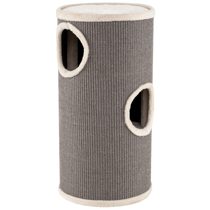 Condo per gatti a piani multi-livello con tappetino per graffi in sisal, Condo letto morbido per pisolini-Alberi Tiragraffi