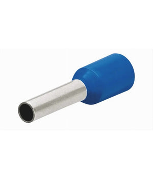 Confezione 100 Pz Tubetto Capicorda Isolato Per Cavi 10mmÂ² Terminale 12mm E10-12  Blu       