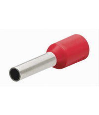 Confezione 100pz Tubetto Capicorda Isolato Per Cavi Da 2.5mmÂ² Terminale 8mm E2508         