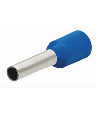 Trade Shop - Confezione 100pz Tubetto Capicorda Isolato Per Cavi Da 2.5mm² Terminale 8mm E2508 - Blu
