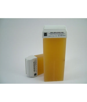 Confezione 12 Rullo Cera Miele Zinco Titanio 100ml Depilazione Rullo Ceretta         