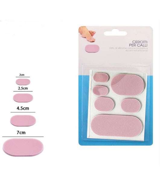 Confezione 6pz Cerotti Misti Per Calli Protezione Cura Piedi 53494a Gel Silicone         