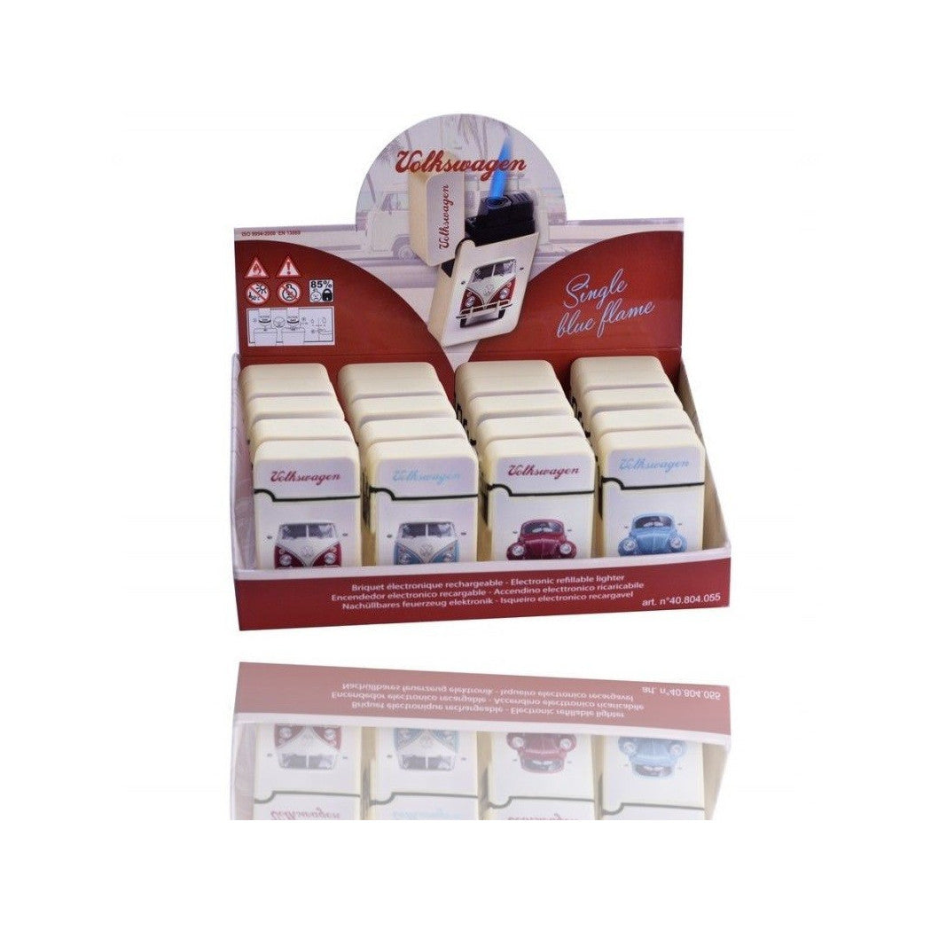 Trade Shop - Confezione Box 20 Pz Accendini Elettronici Ricaricabili Auto D'epoca Tempesta -