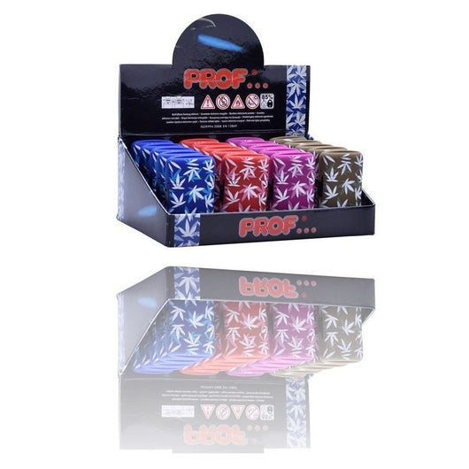 Trade Shop - Confezione Box 20 Pz Accendini Elettronici Ricaricabili Capsule Leaves -