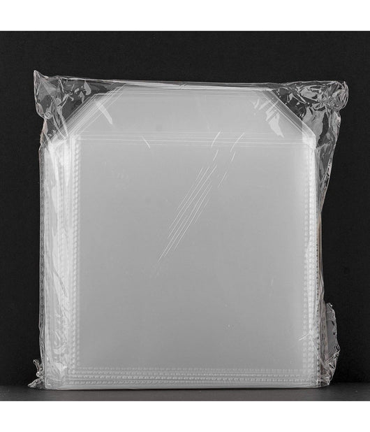 Confezione Da 100 Buste Trasparenti In Plastica Per Cd Dvd Custodie Da 100 Micron         
