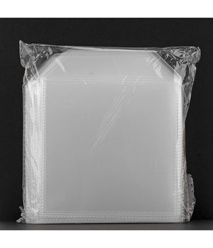 Confezione Da 100 Buste Trasparenti In Plastica Per Cd Dvd Custodie Da 100 Micron         
