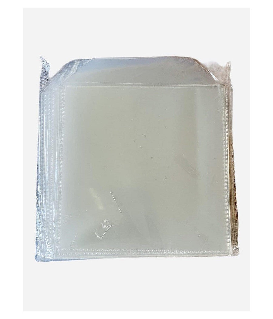 Confezione Da 100 Buste Trasparenti In Plastica Per Cd Dvd Custodie Da 100 Micron         