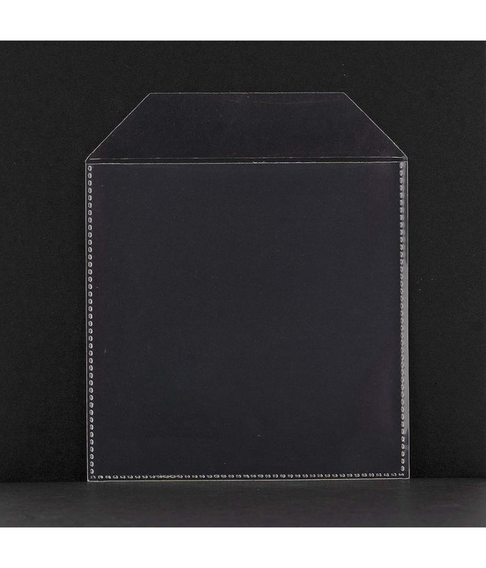 Confezione Da 100 Buste Trasparenti In Plastica Per Cd Dvd Custodie Da 100 Micron         