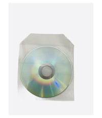 Confezione Da 100 Buste Trasparenti In Plastica Per Cd Dvd Custodie Da 100 Micron         