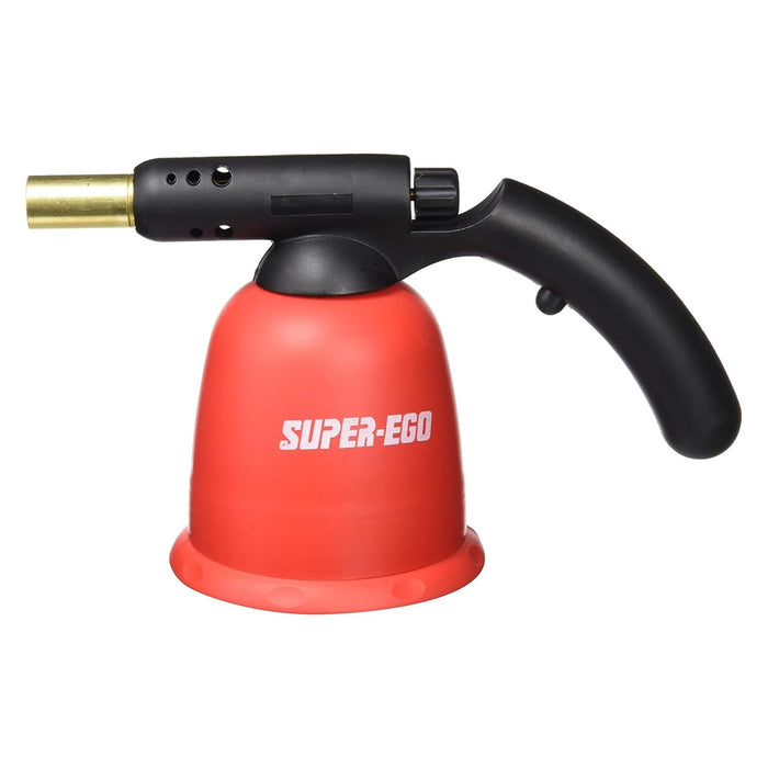 Trade Shop - Confezione Torcia Macchina Saldatore Multiuso Pistola Con 3 Cartucce Di Gas C200 -